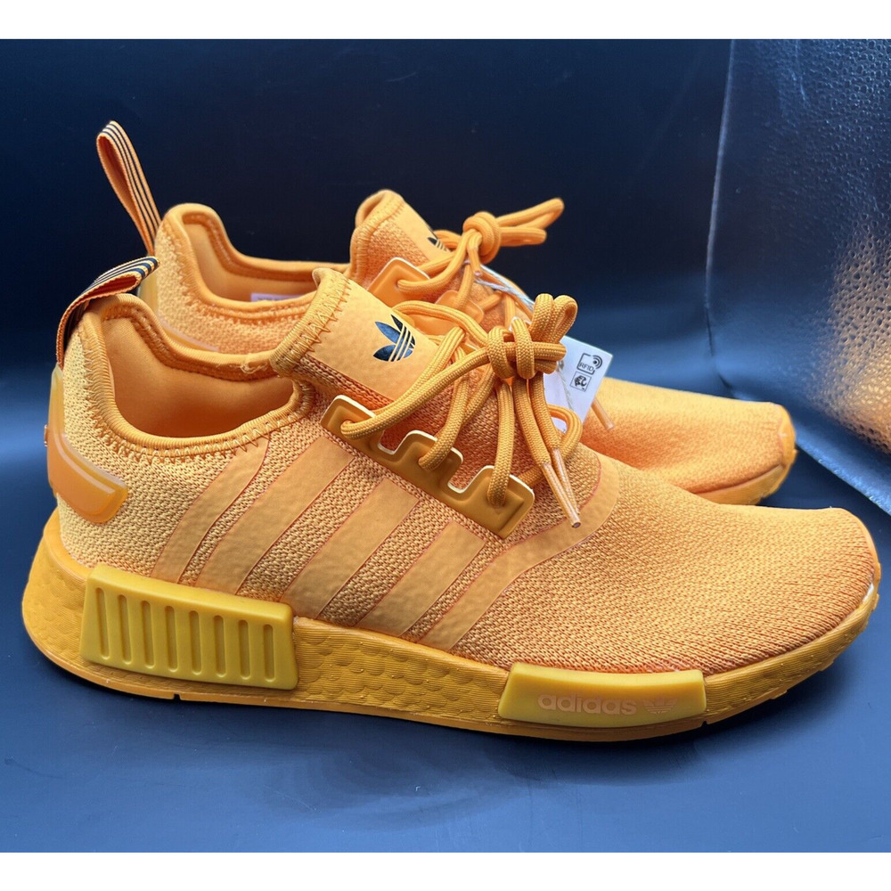 RARE Adidas Originals NMD R1 Shoes Orange Monochrome Boost | Women's Size 7 NEW - Picture 1 of 5
